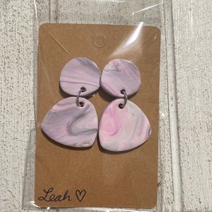 Handmade polymer clay earrings